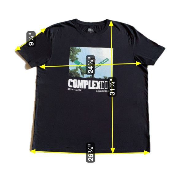 New Era x ComplexCon NBA Lane T-Shirt 2XL Black Rare Streetwear - Picture 6 of 6
